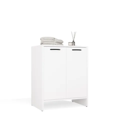 Szafka Łazienkowa NINA 2DUM BIAŁY 2 Drzwi Półki Regał Pod Umywalkę-14