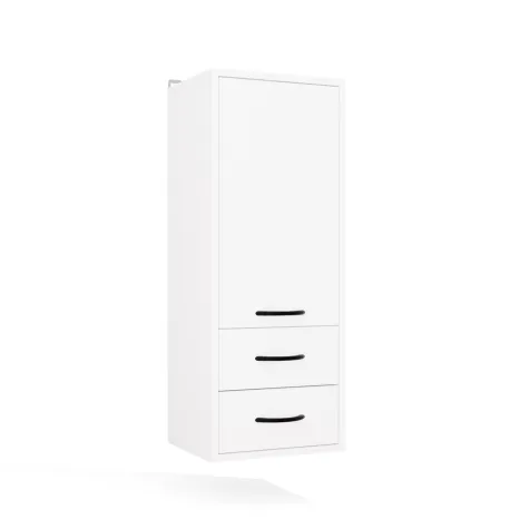 Szafka Łazienkowa Wisząca NINA W1D2S BIAŁY 2 Szuflady 3 Pólki-9