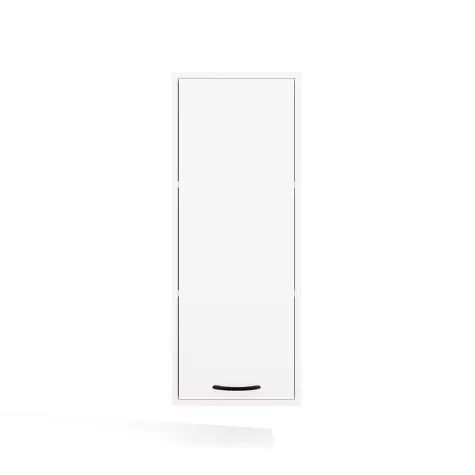 Szafka Łazienkowa Wisząca Regał NINA W1D BIAŁY Słupek 1 Drzwi 3 Półki-11