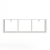 Regał Wiszący COBI 1X3 - Nowoczesna Półka Ścienna 3 Komory Biel Mat-13
