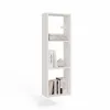 Regał Wiszący COBI 1X3 - Nowoczesna Półka Ścienna 3 Komory Biel Mat-14