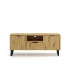 SZAFKA RTV Scandi 2D1S SLIM DĄB ARTISAN-4