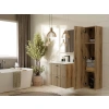 SZAFKA POD UMYWALKĘ TIGO 60 2S DĄB EVOKE 2 SZUFLADY RYFLOWANY FRONT WISZĄCA-7