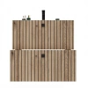 SZAFKA POD UMYWALKĘ TIGO 60 2S DĄB EVOKE 2 SZUFLADY RYFLOWANY FRONT WISZĄCA-14