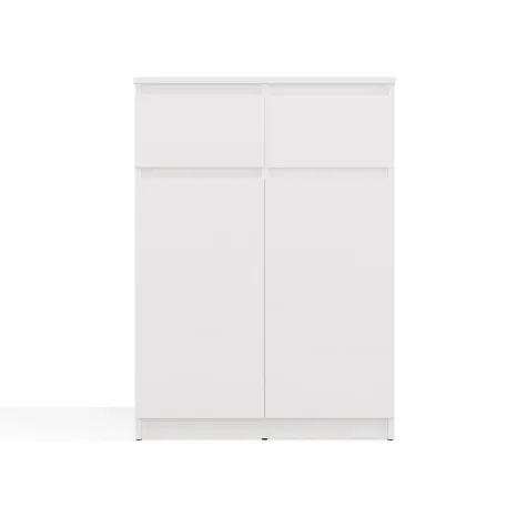 Komoda Malwa 2DD2S Szafka 2 Drzwi 2 Szuflady Do Salonu BIAŁY-6