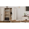 Komoda CORDOBA 4D Kaszmir Beż Dąb Castello Szafka 4 Drzwi 8 Półek Salon-3