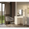 Toaletka MARINA 4P LUSTRO MIJAS LEWE 4 Szuflady 4 Półki BIAŁA Do Sypialni-4