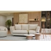 SOFA SARIS BEŻOWY NOGA CZARNA-4
