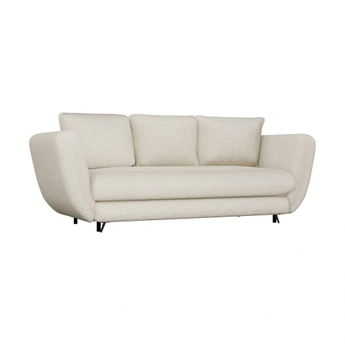 SOFA SARIS BEŻOWY NOGA CZARNA-7