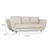 SOFA SARIS BEŻOWY NOGA ZŁOTA-6