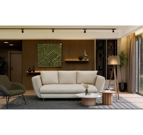 SOFA SARIS BEŻOWY NOGA ZŁOTA-5