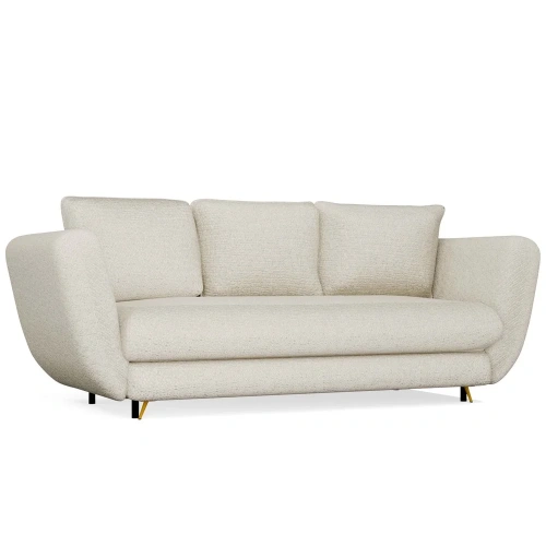 SOFA SARIS BEŻOWY NOGA ZŁOTA-1