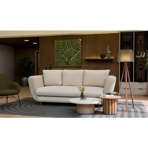 SOFA SARIS BEŻOWY NOGA ZŁOTA-2