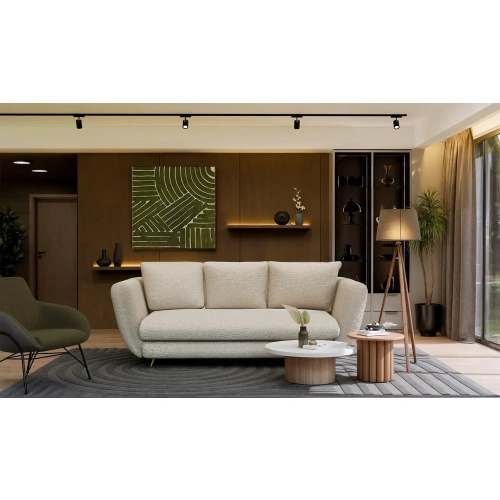 SOFA SARIS BEŻOWY NOGA ZŁOTA-5