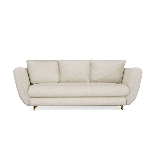 SOFA SARIS BEŻOWY NOGA ZŁOTA-9