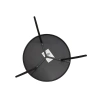 Stolik Kawowy Ogrodowy VIBE 60 Cm Stalowy 3 Nogi Szary-8