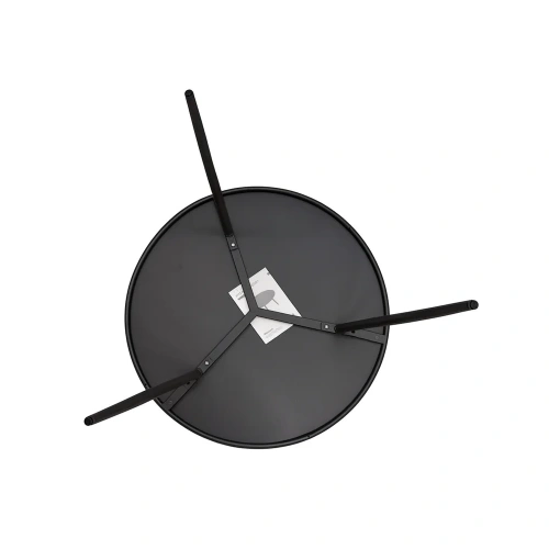 Stolik Kawowy Ogrodowy VIBE 60 Cm Stalowy 3 Nogi Szary-8