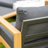 Zestaw Mebli Ogrodowych DUISBURG Sofa Fotel Stolik ANTRACYT / BRĄZOWY-8