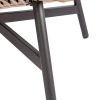 Fotel HOLAND Ogrodowy z Poduszką Rattanowy Stalowy 142 cm BEŻOWY-16
