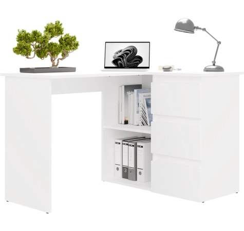 Biurko NICEA PRAWE BIAŁY-1