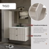 SZAFKA POD UMYWALKĘ TIGO 80 2S KASZMIR RYFLOWANY FRONT + UMYWALKA-8