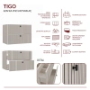 SZAFKA POD UMYWALKĘ TIGO 80 2S KASZMIR 2 SZUFLADY RYFLOWANY FRONT WISZĄCA-7