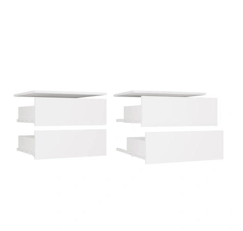 Moduł Szuflad OPENO 2SZ 2 Szuflady BIAŁY Do Garderoby Do Sypialni-1