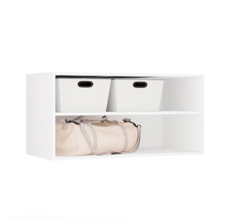 NADSTAWKA 100 OPENO BIAŁA Półka Do Garderoby Modułowa 100 cm Do Sypialni-1