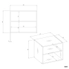 NADSTAWKA 60 OPENO BIAŁA Półka Do Garderoby Modułowa 60 cm Do Sypialni-6