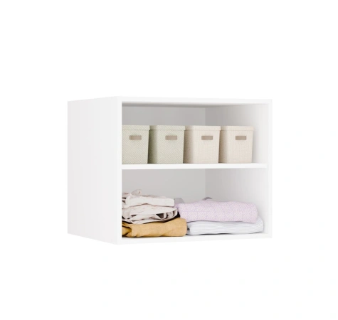 NADSTAWKA 60 OPENO BIAŁA Półka Do Garderoby Modułowa 60 cm Do Sypialni-1