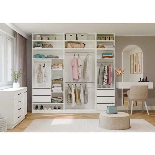 NADSTAWKA 60 OPENO BIAŁA Półka Do Garderoby Modułowa 60 cm Do Sypialni-3