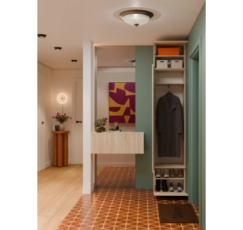 Garderoba Szafa HAGA 1SZ DĄB SONOMA-4