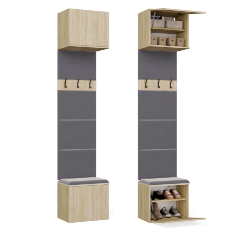 Garderoba Wieszak HAGA 1W DĄB SONOMA-1