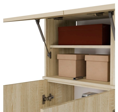 Garderoba Szafa + Wieszak HAGA II/1Sz1W DĄB SONOMA-7