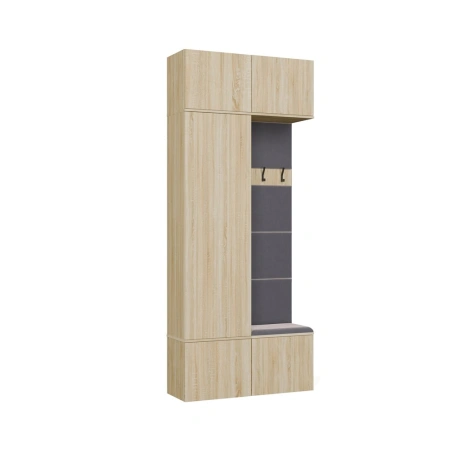 Garderoba Szafa + Wieszak HAGA II/1Sz1W DĄB SONOMA-12