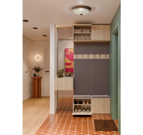 Garderoba Podwójny Wieszak HAGA II/2W DĄB SONOMA-2