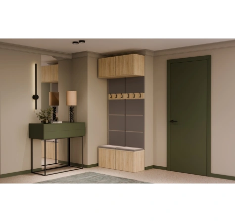 Garderoba Podwójny Wieszak HAGA II/2W DĄB SONOMA-3