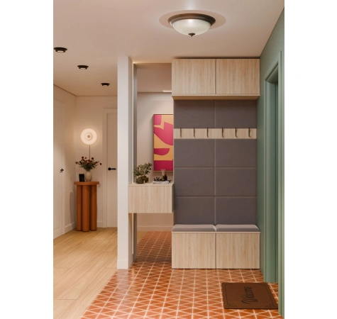 Garderoba Podwójny Wieszak HAGA II/2W DĄB SONOMA-4