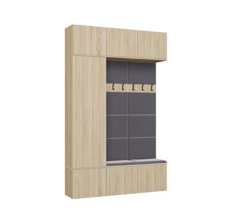 Garderoba HAGA III/1Sz2W DĄB SONOMA + 2x Wieszak-12