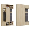 Garderoba HAGA III/2Sz1W DĄB SONOMA 2x Szafa + Wieszak-1