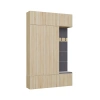 Garderoba HAGA III/2Sz1W DĄB SONOMA 2x Szafa + Wieszak-12