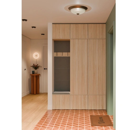 Garderoba HAGA III/2Sz1W DĄB SONOMA 2x Szafa + Wieszak-4