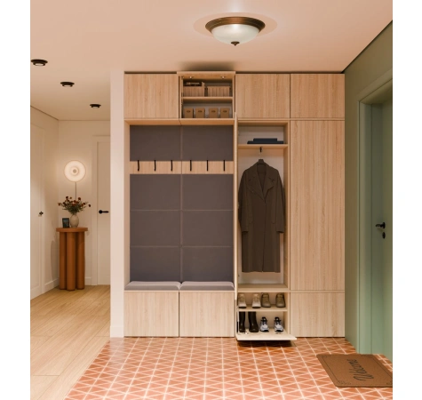 Garderoba HAGA IV/2Sz2W DĄB SONOMA 2x Szafa + 2x Wieszak-2