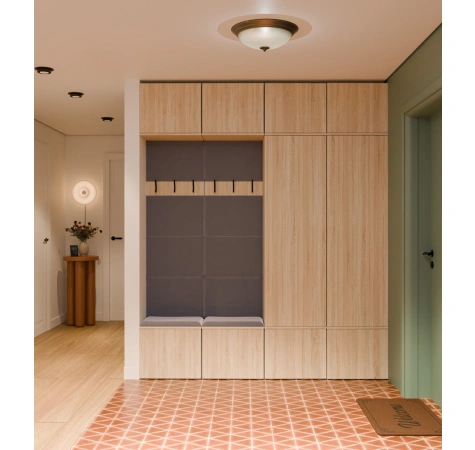 Garderoba HAGA IV/2Sz2W DĄB SONOMA 2x Szafa + 2x Wieszak-3