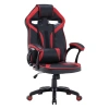 Zestaw BIURKO DANY Narożne ANTRACYT / DĄB ARTISAN + Fotel DRIFT CZERWONY-8