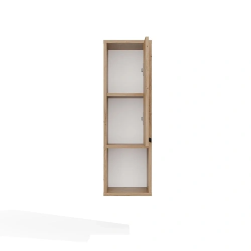 Szafka Łazienkowa Wisząca MEXY W1D Słupek 1 Drzwi 3 Półki DĄB ARTISAN-10