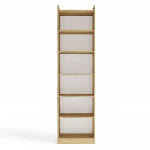 REGAŁ RIMINI Szafka 50 Cm 7 Półek Na Książki Segregatory Do Biura DĄB ARTISAN-8