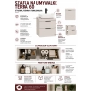 Szafka Pod Umywalkę TERRA 60 2S Wisząca KASZMIR 2 Szuflady 60x58x45 Cm-5