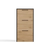 Szafka na obuwie Paula DĄB ARTISAN / CZARNE OBRZEŻA 3 Drzwi do Przedpokoju-7
