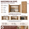 Nadstawka Na Szafę SD-90 DĄB ARTISAN Półka 90 cm Do Garderoby Pokoju-5